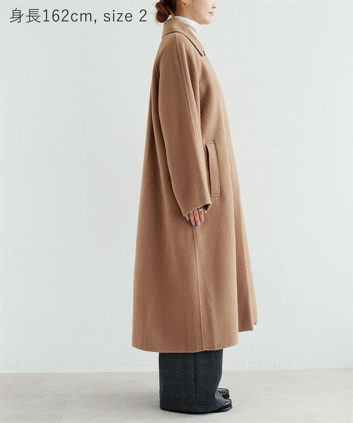 N.O.R.C ウールメルトンステンカラーリバーコート_sub_17