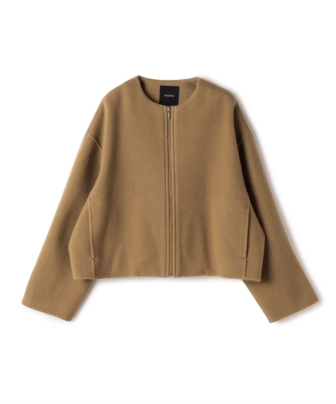 N.O.R.C ウールメルトンショートジップリバーコート_sub_26