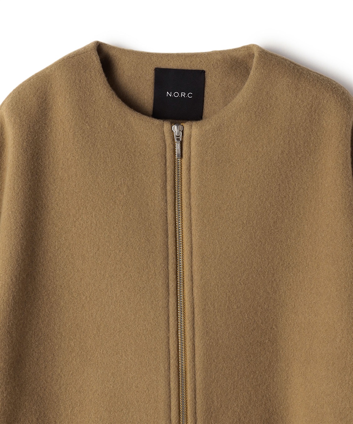 N.O.R.C ウールメルトンショートジップリバーコート_sub_28