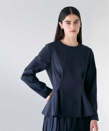 N.O.R.C ウォッシャブルペプラムブラウス【CLEAN MOTION】_subthumb_2