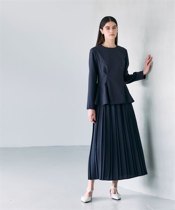 N.O.R.C ウォッシャブルペプラムブラウス【CLEAN MOTION】_subthumb_3