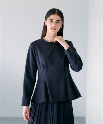 N.O.R.C ウォッシャブルペプラムブラウス【CLEAN MOTION】_subthumb_4