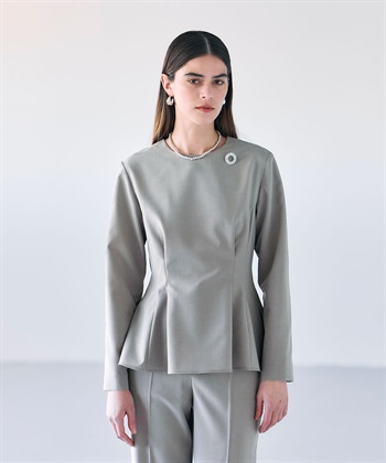 N.O.R.C ウォッシャブルペプラムブラウス【CLEAN MOTION】_subthumb_10