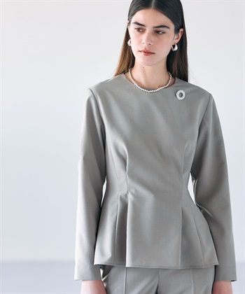 N.O.R.C ウォッシャブルペプラムブラウス【CLEAN MOTION】_subthumb_12