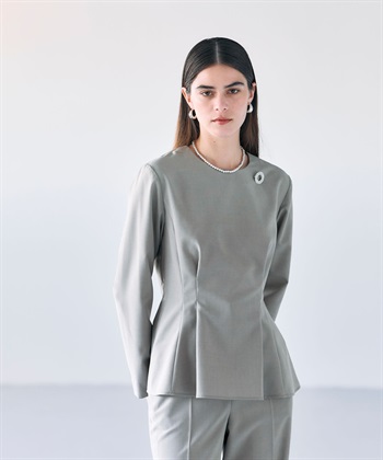 N.O.R.C ウォッシャブルペプラムブラウス【CLEAN MOTION】_subthumb_13