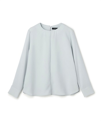 N.O.R.C バックサテンストレッチラウンドネックブラウス_subthumb_23