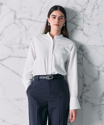 N.O.R.C バックサテンストレッチボウタイブラウス_subthumb_9