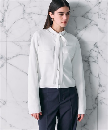 N.O.R.C バックサテンストレッチボウタイブラウス_subthumb_11