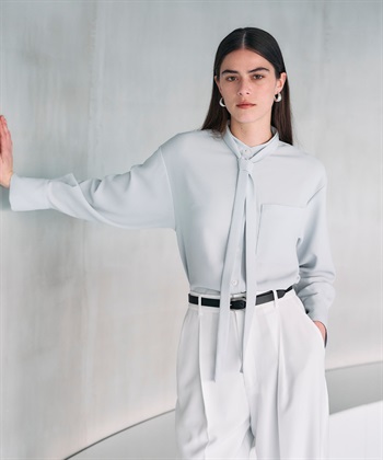 N.O.R.C バックサテンストレッチボウタイブラウス_subthumb_19