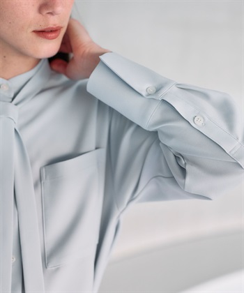 N.O.R.C バックサテンストレッチボウタイブラウス_subthumb_23