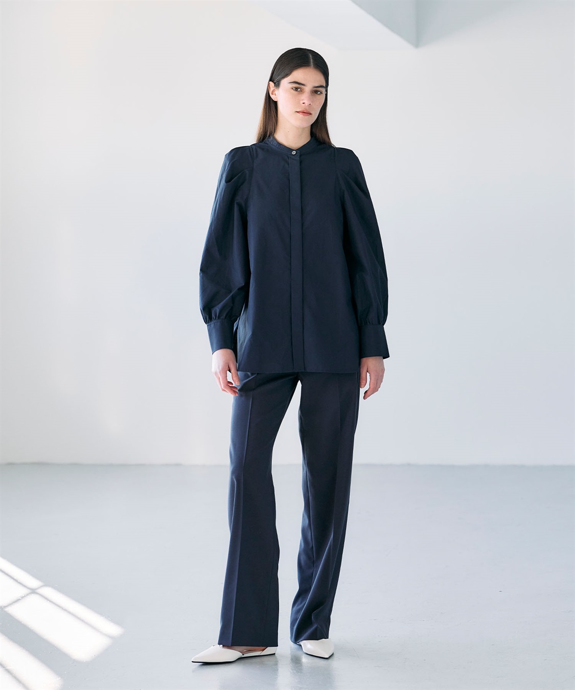 N.O.R.C コンフォータブルタックフォルムブラウス_sub_16