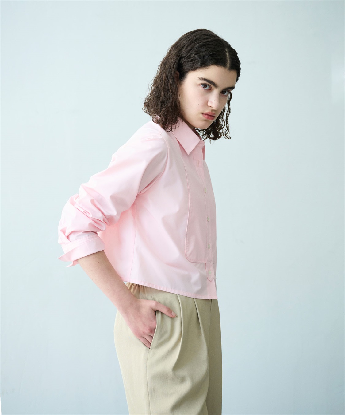 N.O.R.C コンフォータブルショートドレスシャツ_sub_8