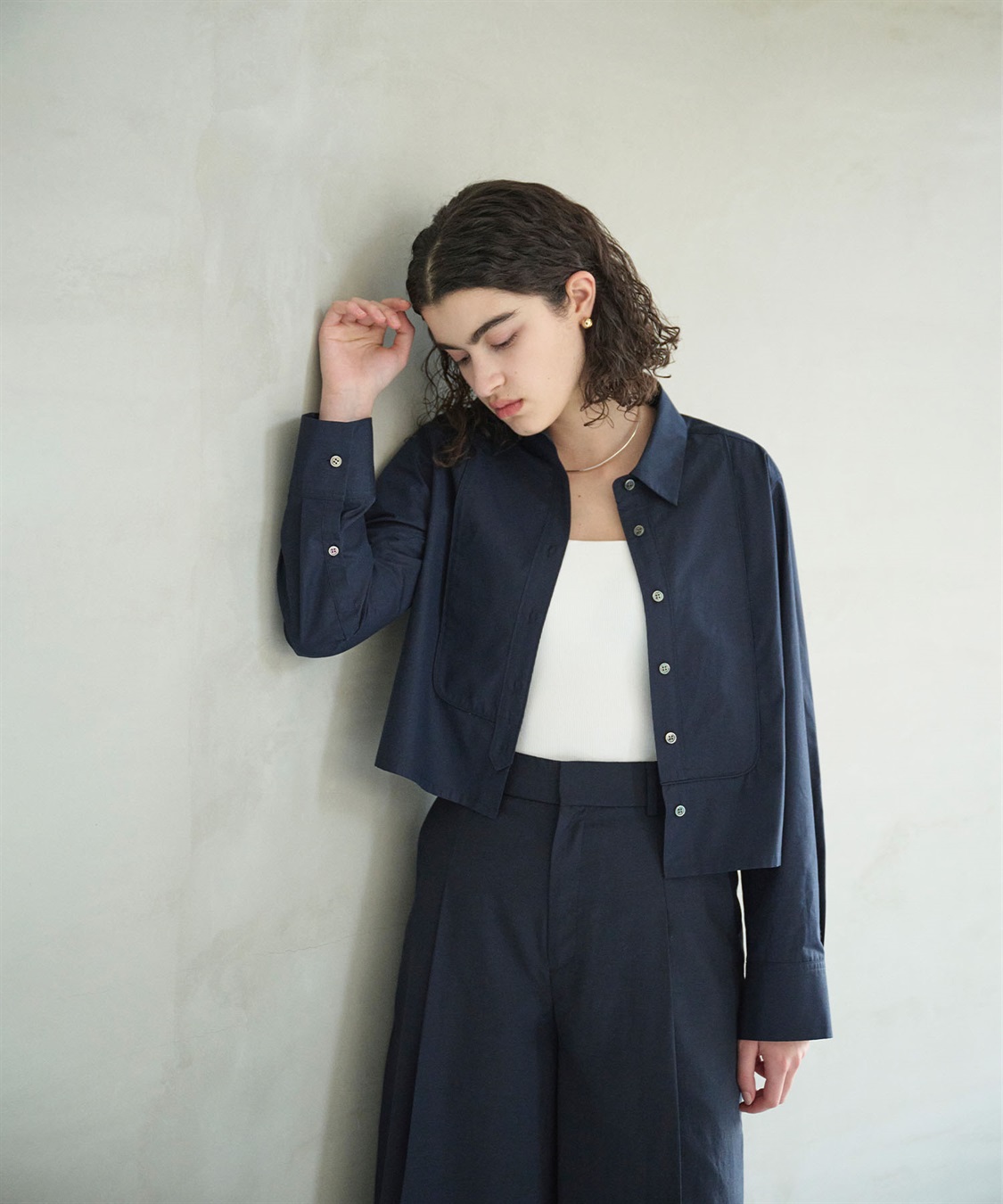 N.O.R.C コンフォータブルショートドレスシャツ_sub_12