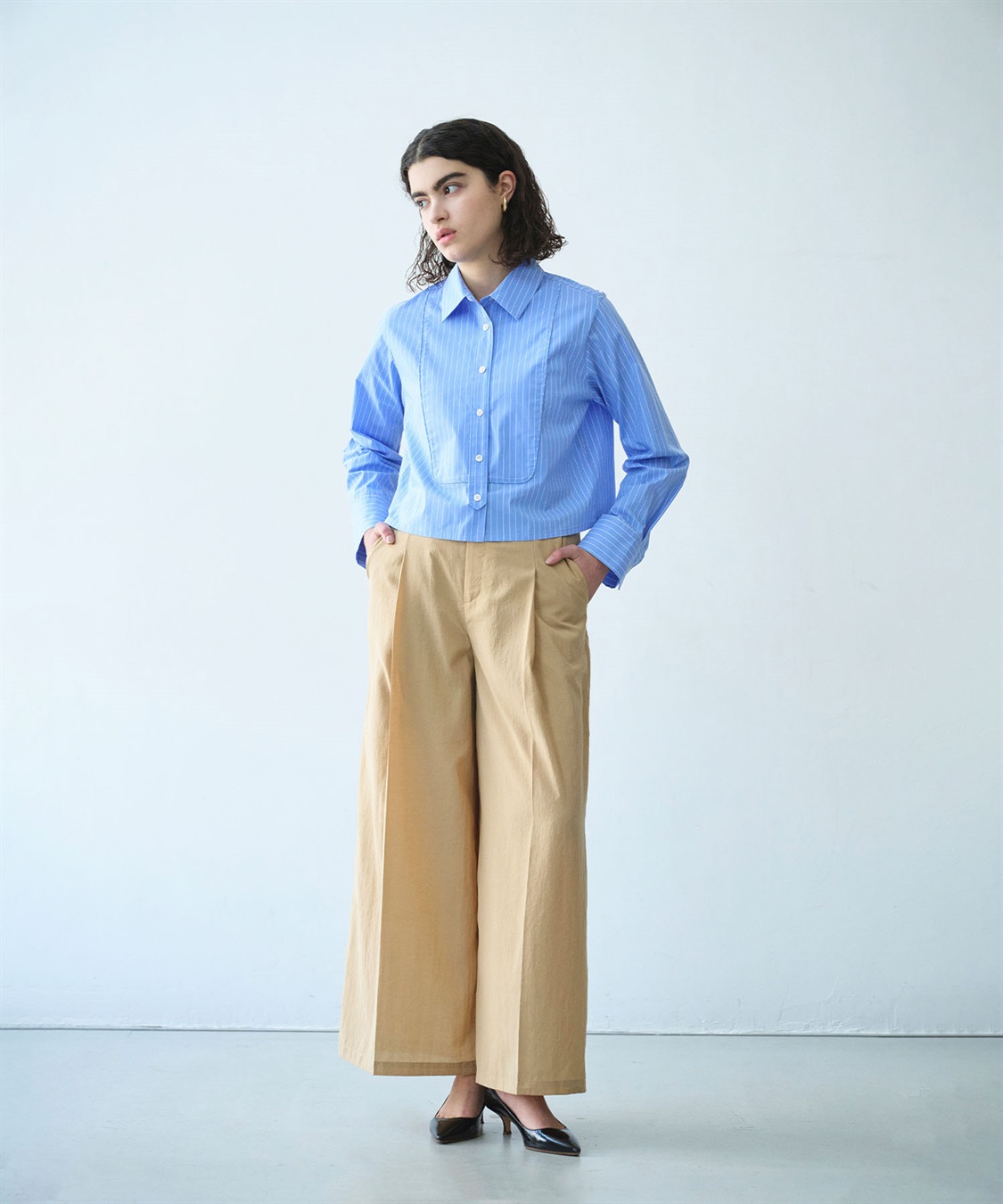 N.O.R.C コンフォータブルショートドレスシャツ_sub_18