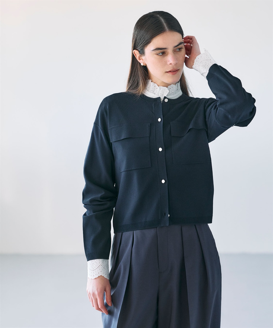 N.O.R.C ショートニットジャケット【CLEAN MOTION】_sub_5