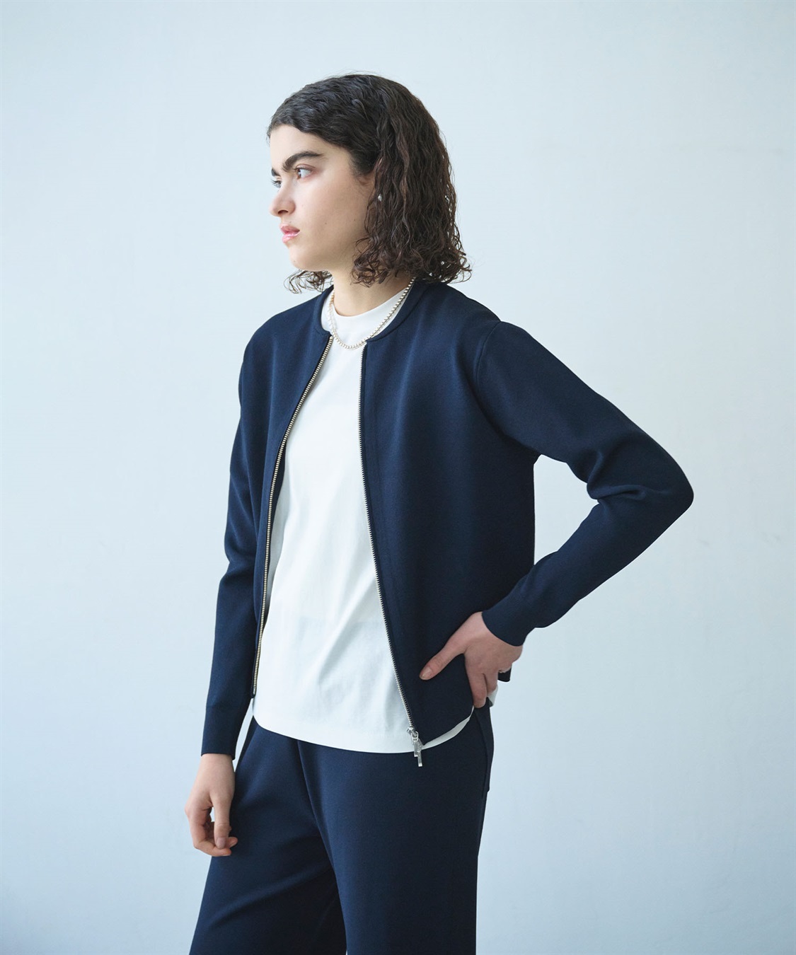 N.O.R.C Wジップニットブルゾン【CLEAN MOTION】_sub_4