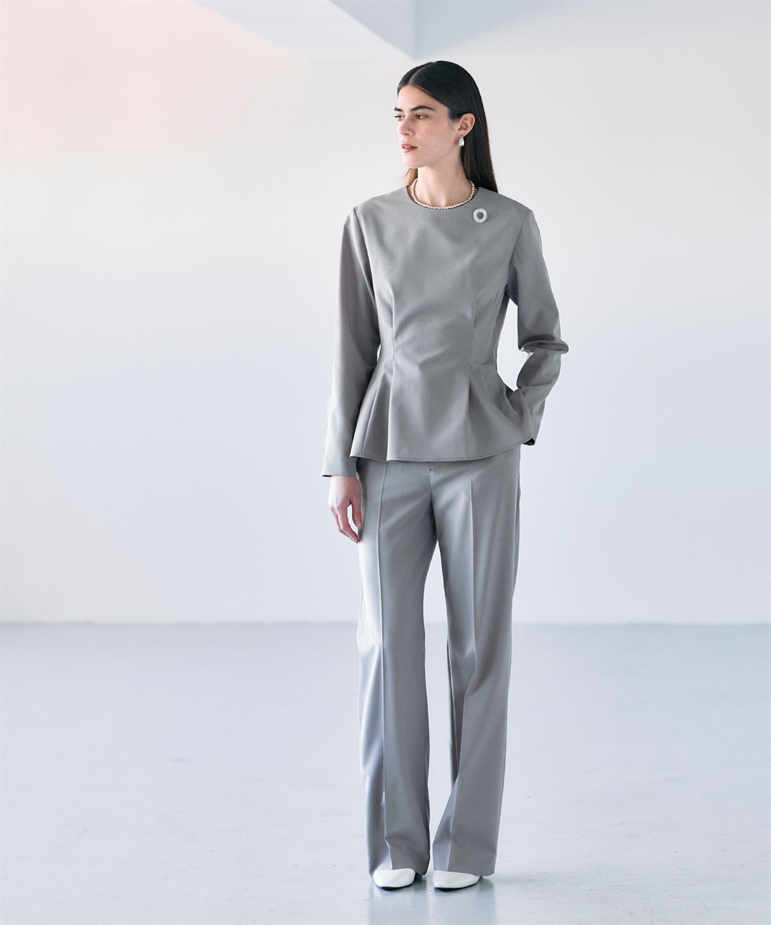 N.O.R.C ウォッシャブルストレートパンツ【CLEAN MOTION】_sub_14