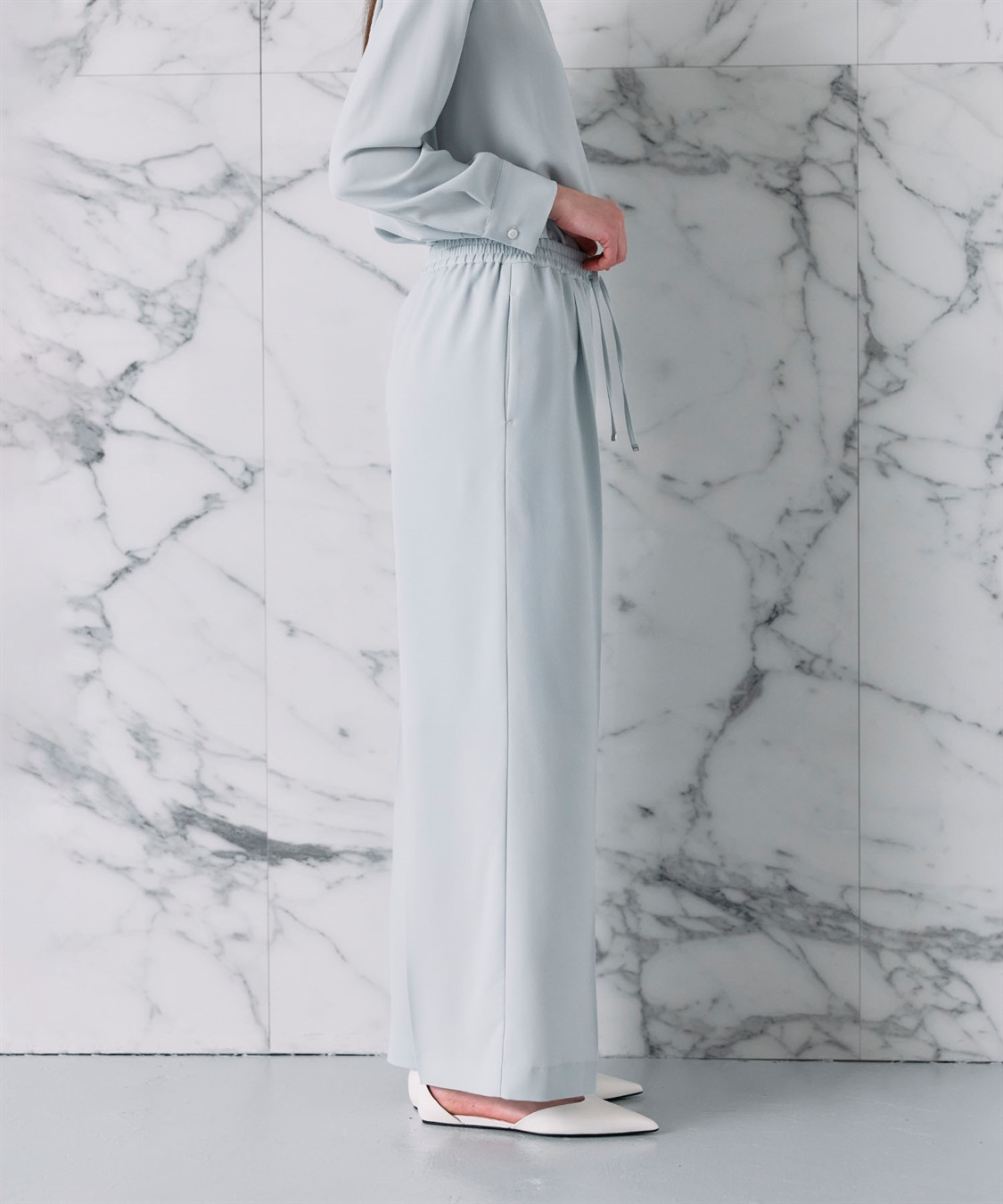 N.O.R.C バックサテンストレッチイージーパンツ_sub_11