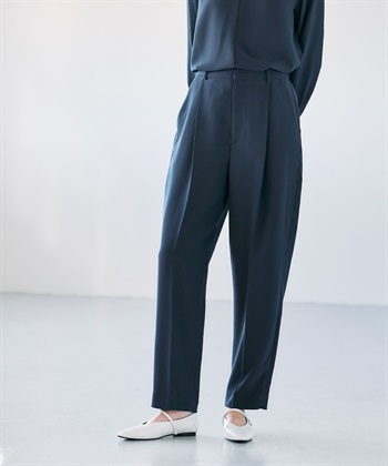 N.O.R.C バックサテンストレッチタックストレートパンツ_subthumb_4