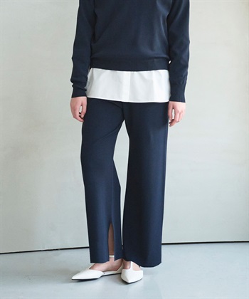 N.O.R.C ストレートニットパンツ【CLEAN MOTION】_subthumb_1