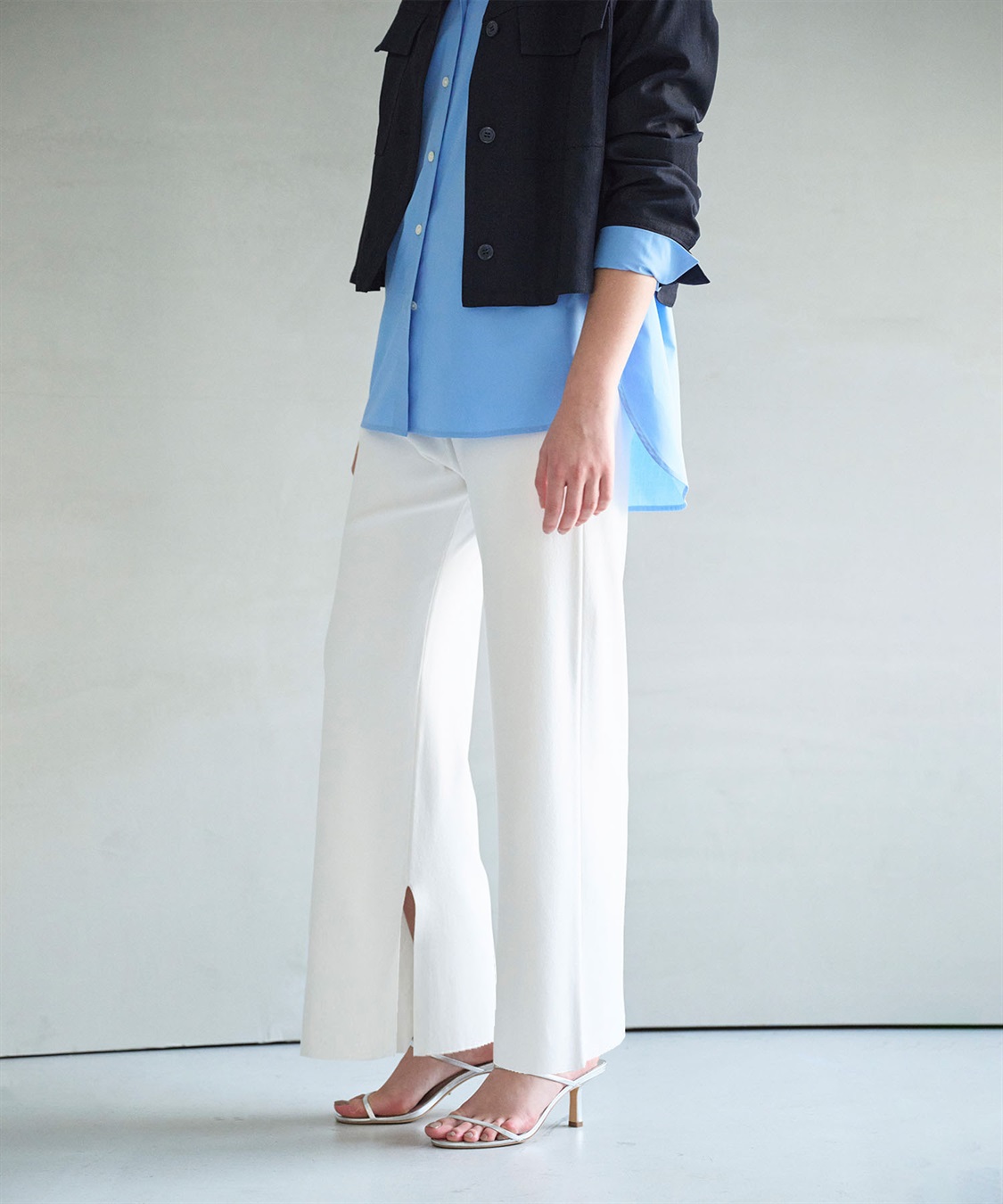 N.O.R.C ストレートニットパンツ【CLEAN MOTION】_sub_2