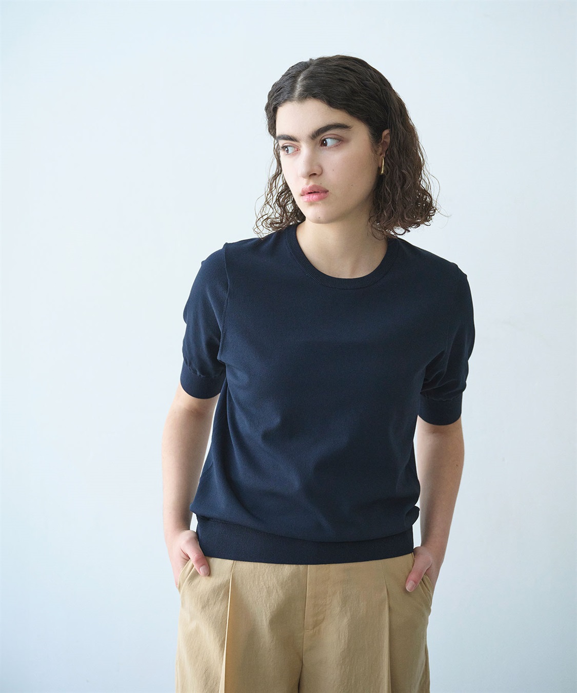 N.O.R.C ハーフスリーブニット【CLEAN MOTION】_sub_1