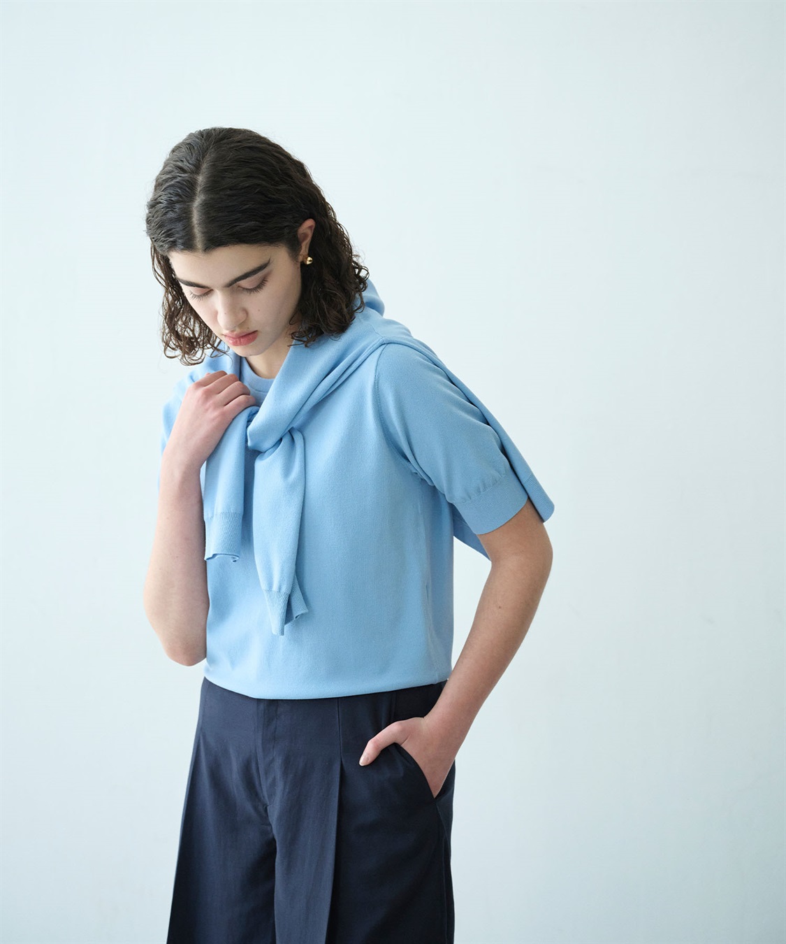 N.O.R.C ハーフスリーブニット【CLEAN MOTION】_sub_3