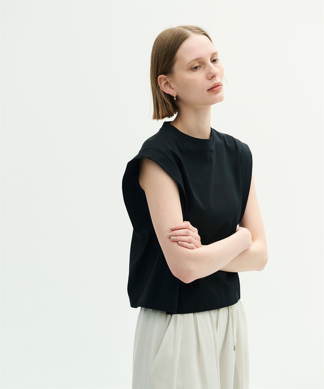 N.O.R.C 【マルチファンクション】タックショルダートップス_sub_10