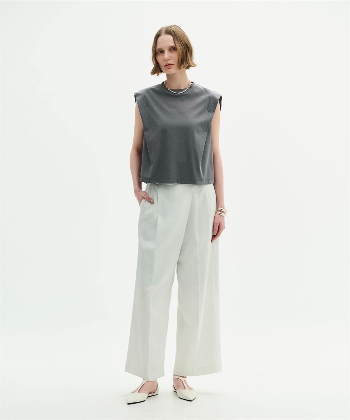 N.O.R.C 【マルチファンクション】タックショルダートップス_sub_13