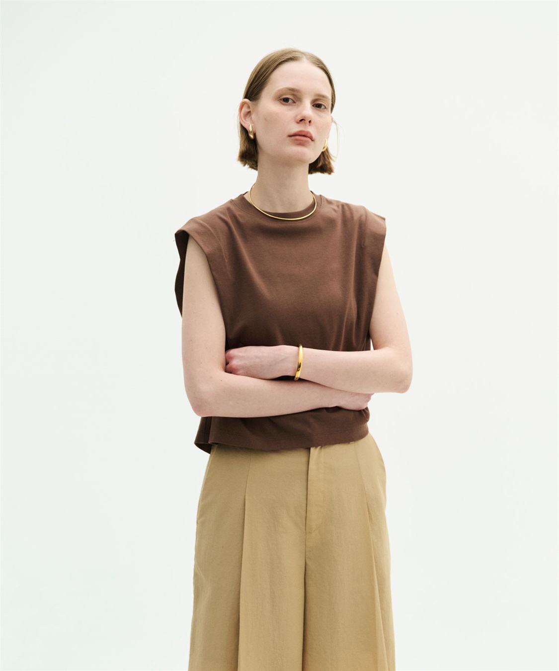 N.O.R.C 【マルチファンクション】タックショルダートップス_sub_20