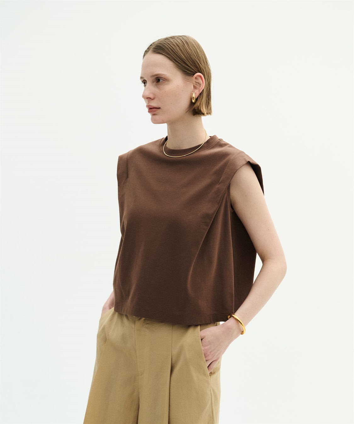 N.O.R.C 【マルチファンクション】タックショルダートップス_sub_21