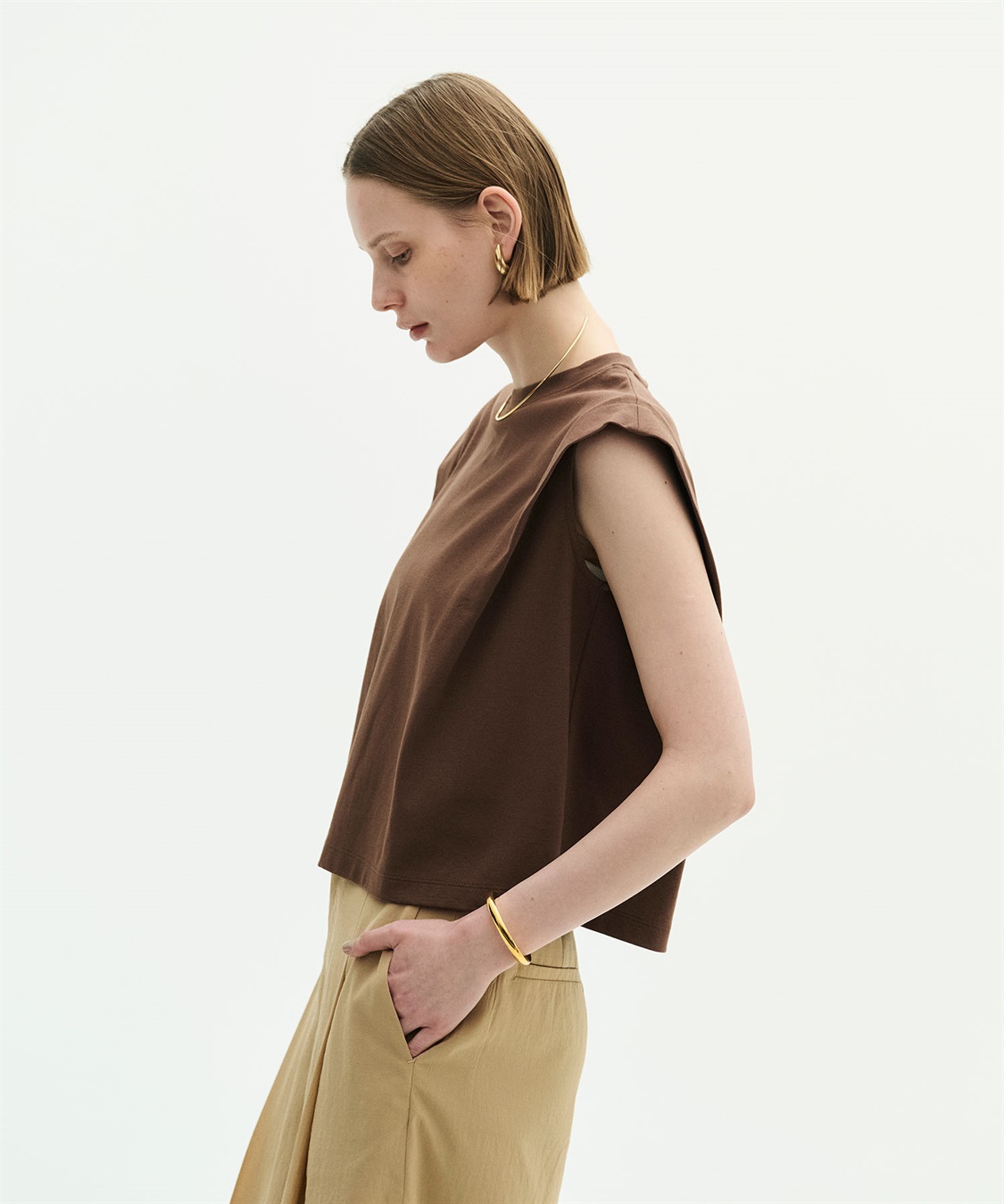 N.O.R.C 【マルチファンクション】タックショルダートップス_sub_23