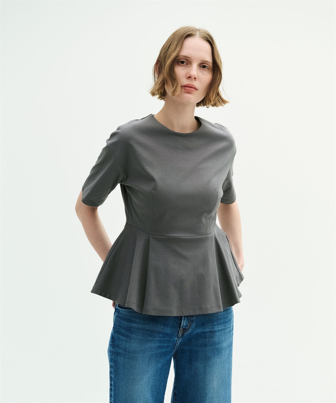 N.O.R.C 【マルチファンクション】ペプラムトップス_sub_8