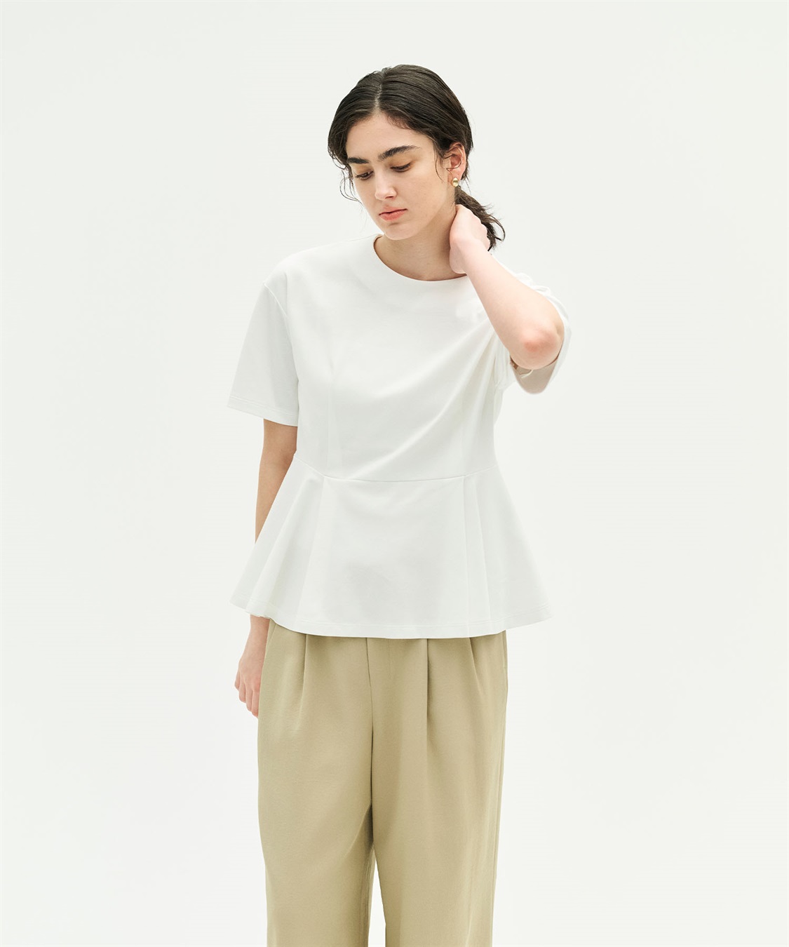 N.O.R.C 【マルチファンクション】ペプラムトップス_sub_17