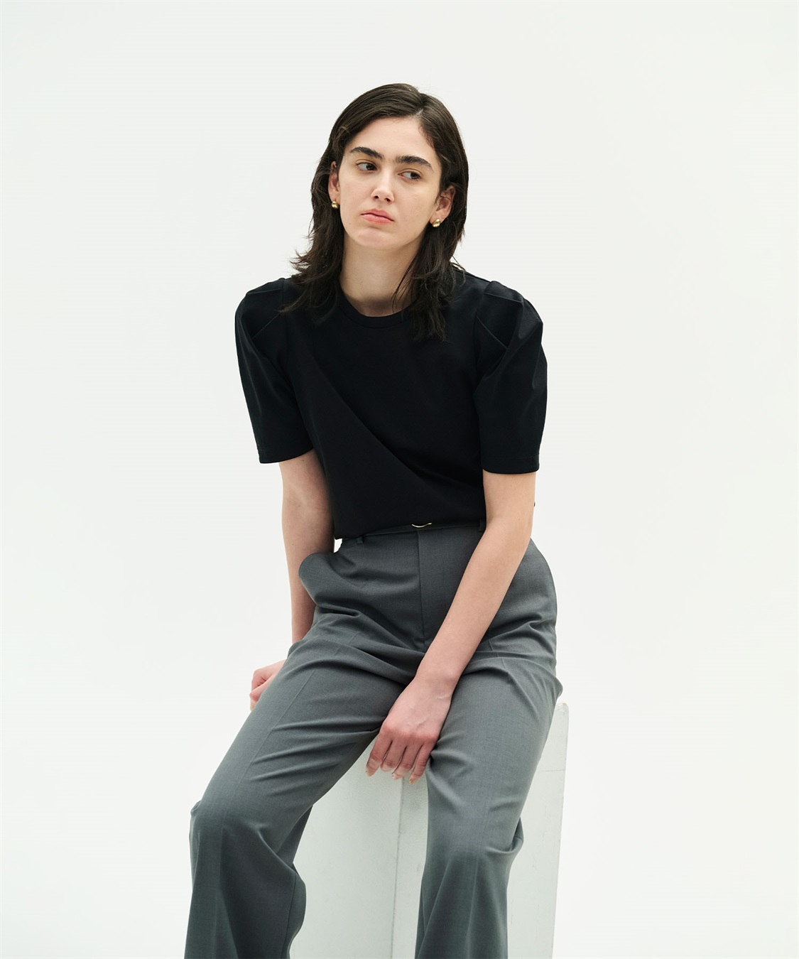 N.O.R.C タックハーフスリーブトップス【CLEAN MOTION】_sub_1