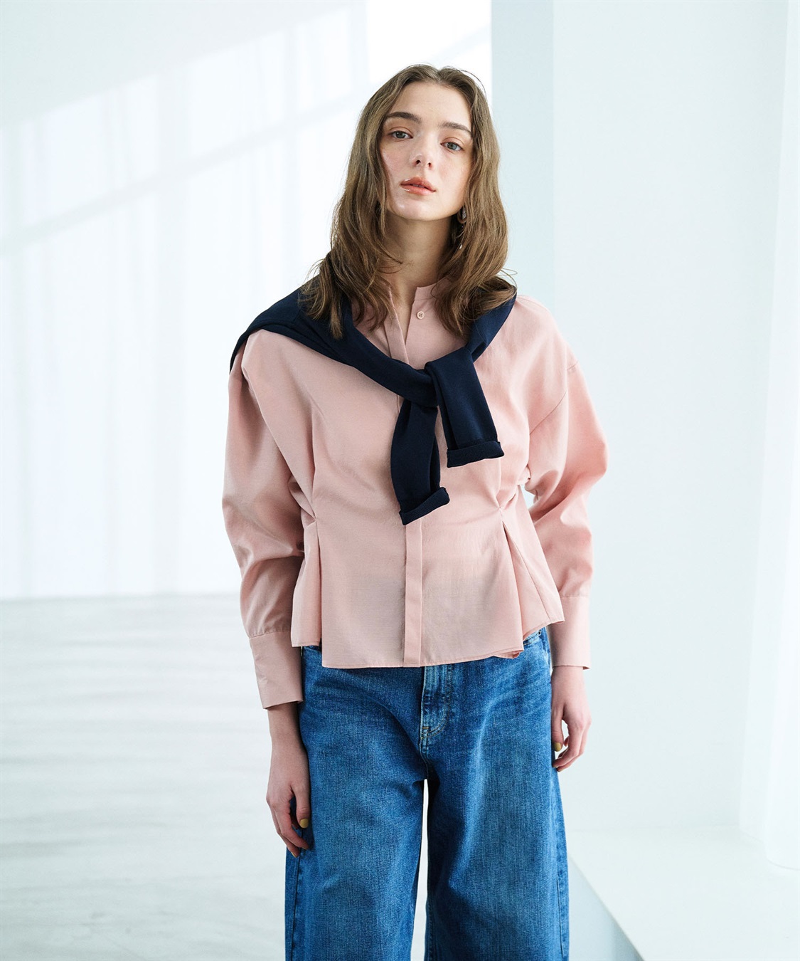 N.O.R.C ブライトローン撥水フォルムブラウス【AIRY MOTION】_sub_7