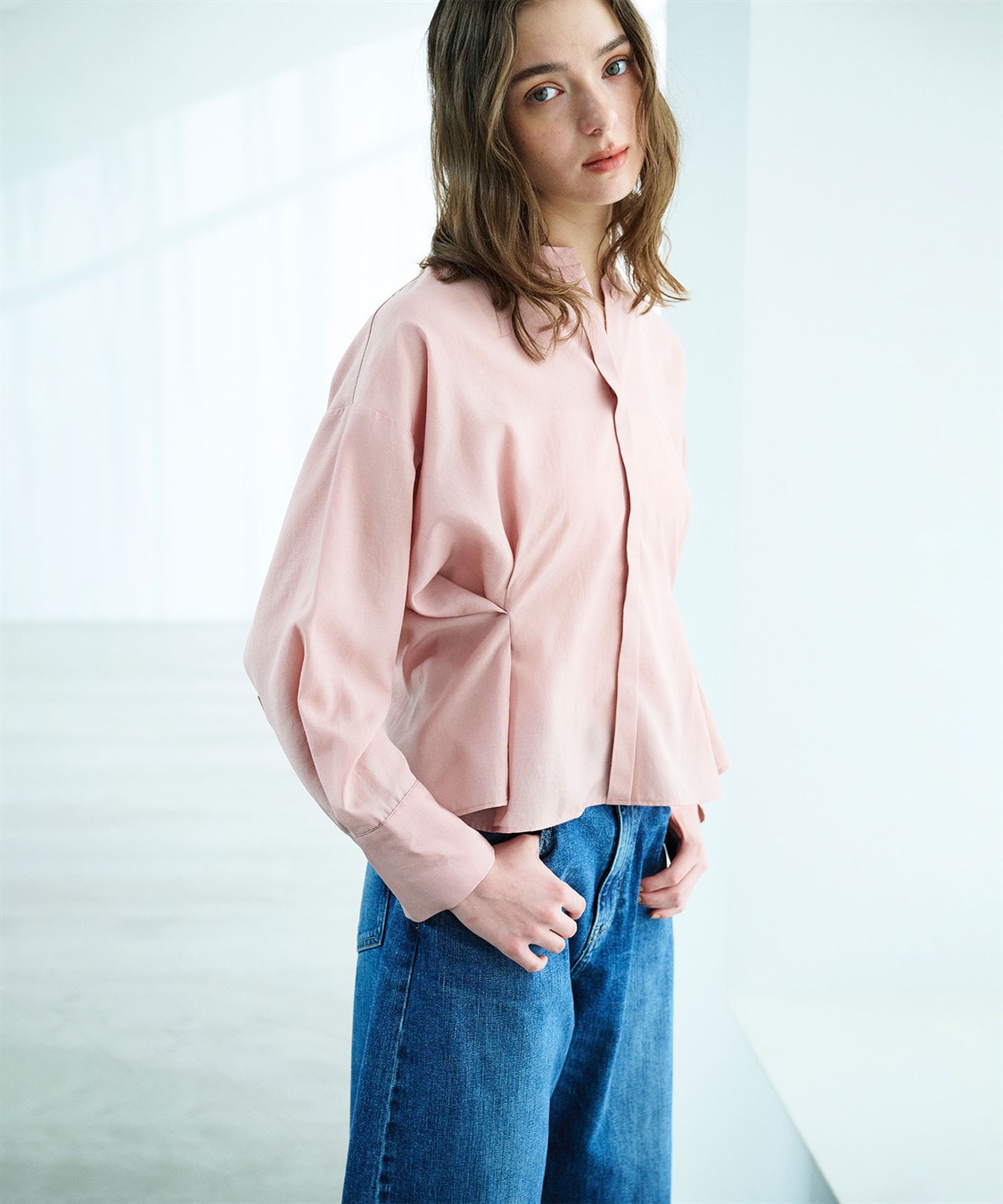 N.O.R.C ブライトローン撥水フォルムブラウス【AIRY MOTION】_sub_10