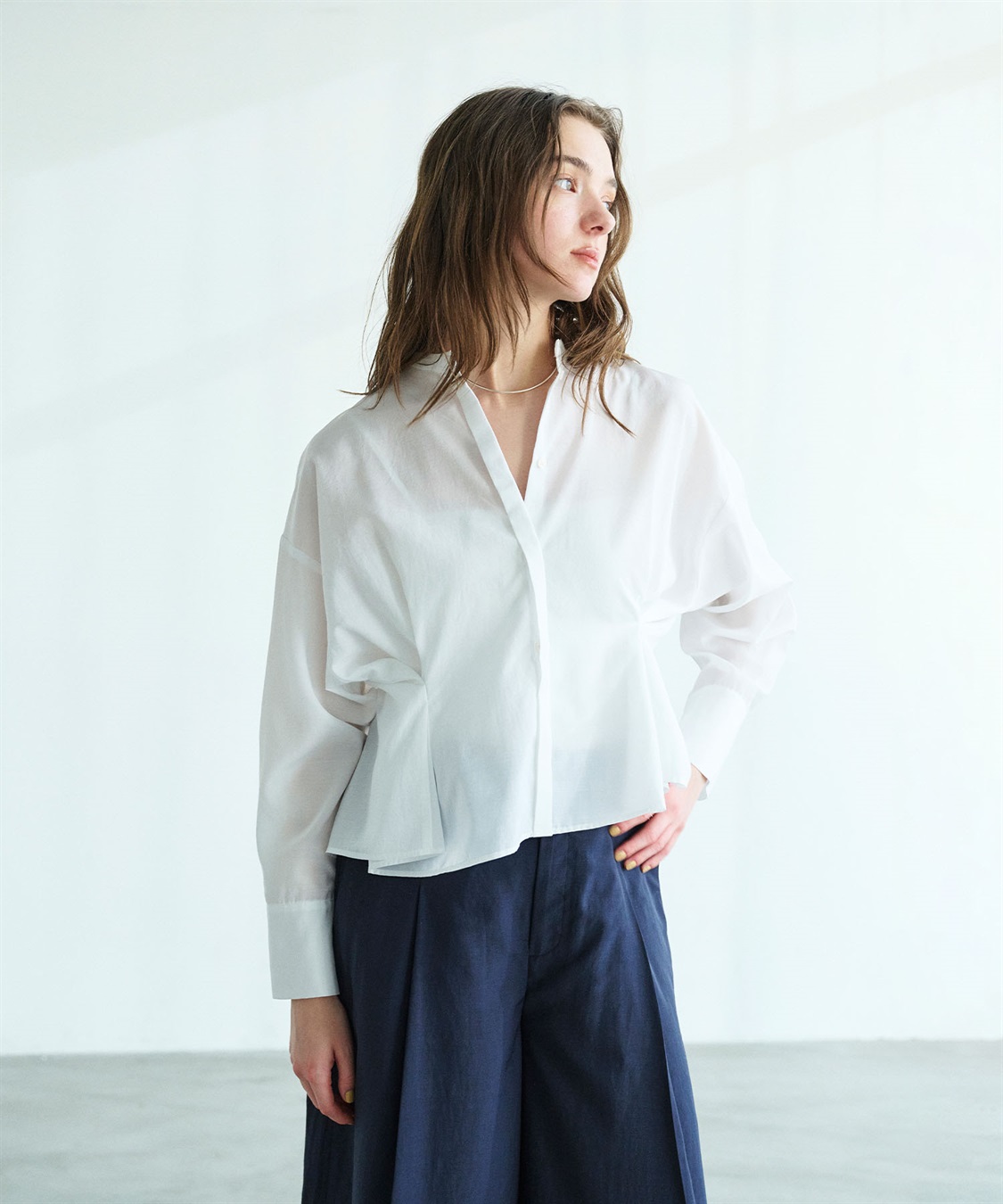 N.O.R.C ブライトローン撥水フォルムブラウス【AIRY MOTION】_sub_16