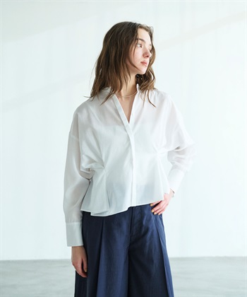 N.O.R.C ブライトローン撥水フォルムブラウス【AIRY MOTION】_subthumb_16