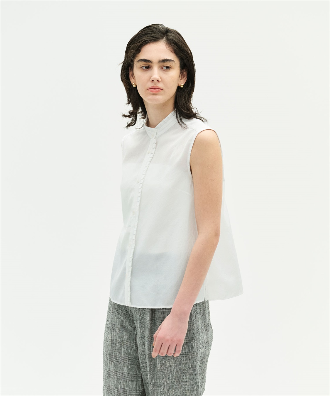 N.O.R.C ブライトローン撥水フリルブラウス【AIRY MOTION】_sub_16