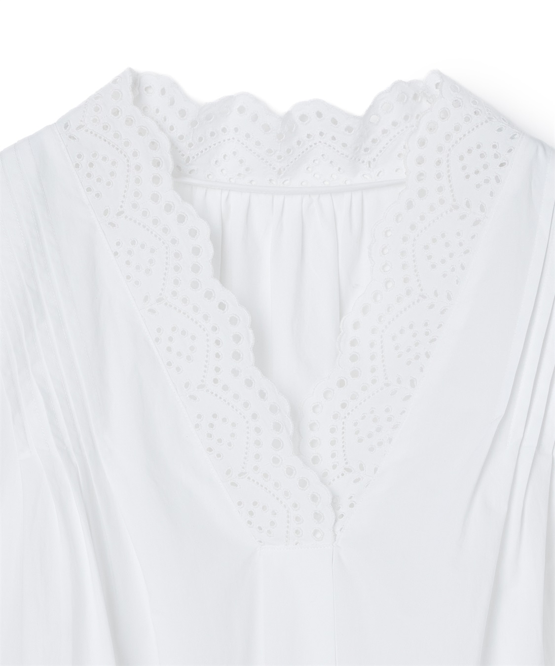 N.O.R.C カットワーク刺繍ボリュームスリーブブラウス_sub_23