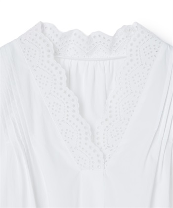 N.O.R.C カットワーク刺繍ボリュームスリーブブラウス_subthumb_23