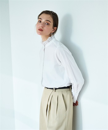 N.O.R.C カットワーク刺繍フリルシャツ_subthumb_16