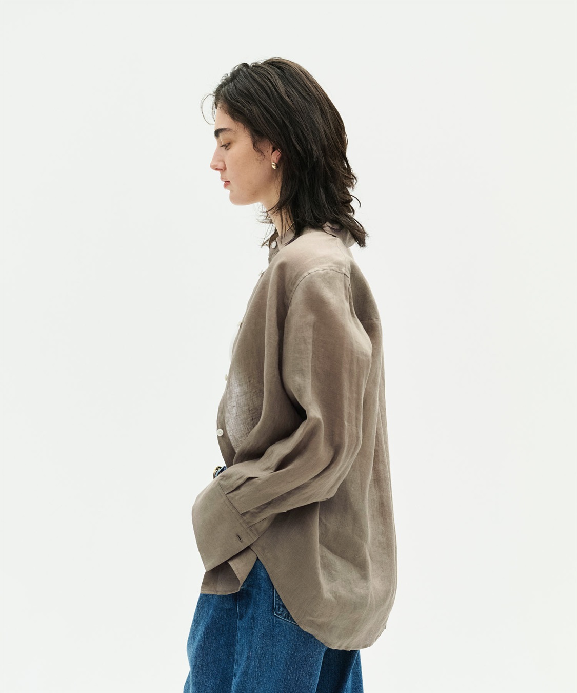 N.O.R.C 【フレンチリネン】ガールフレンドシャツ_sub_20