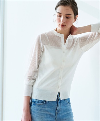 N.O.R.C メッシュニットカーディガン_subthumb_1