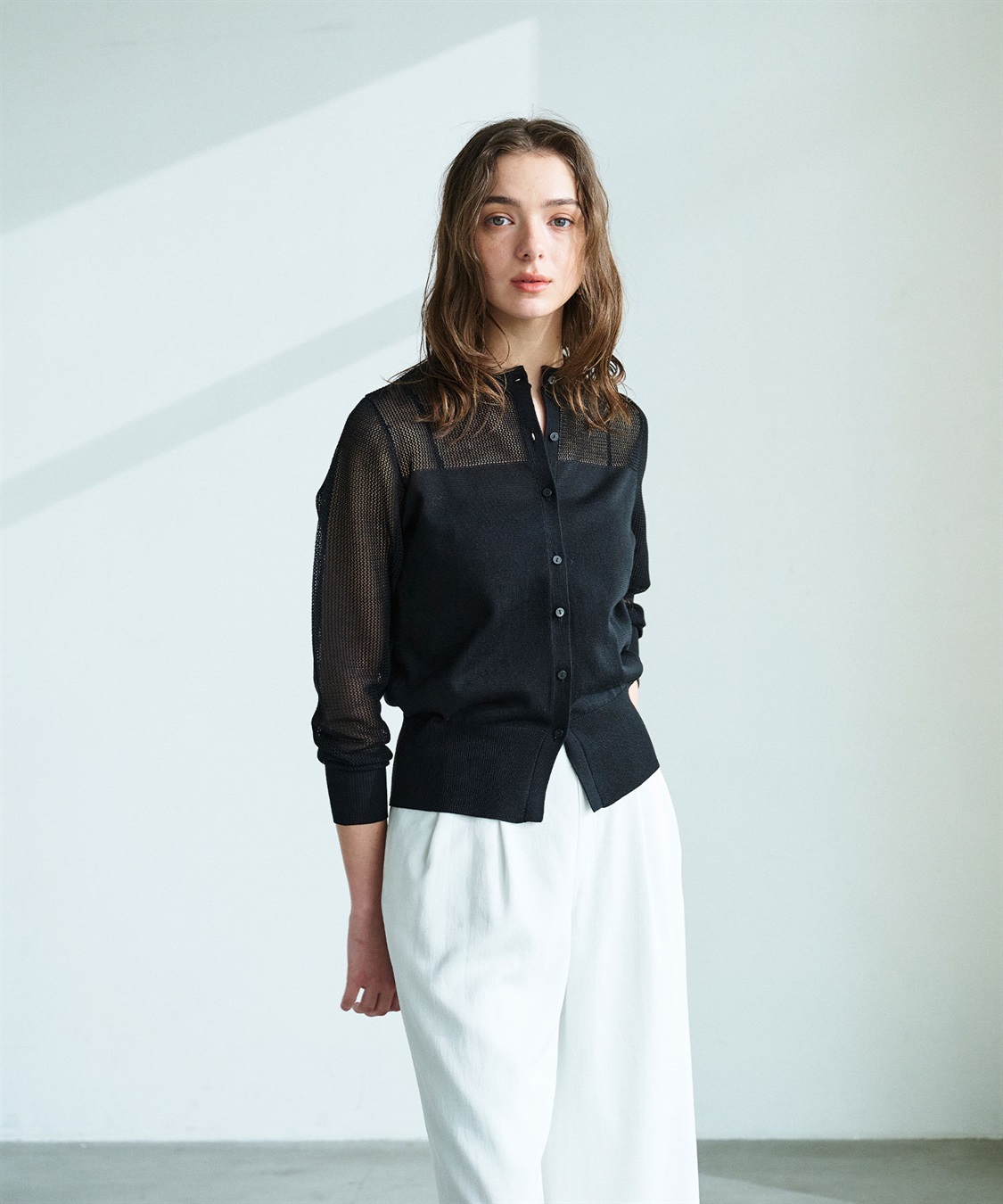 N.O.R.C メッシュニットカーディガン_sub_3