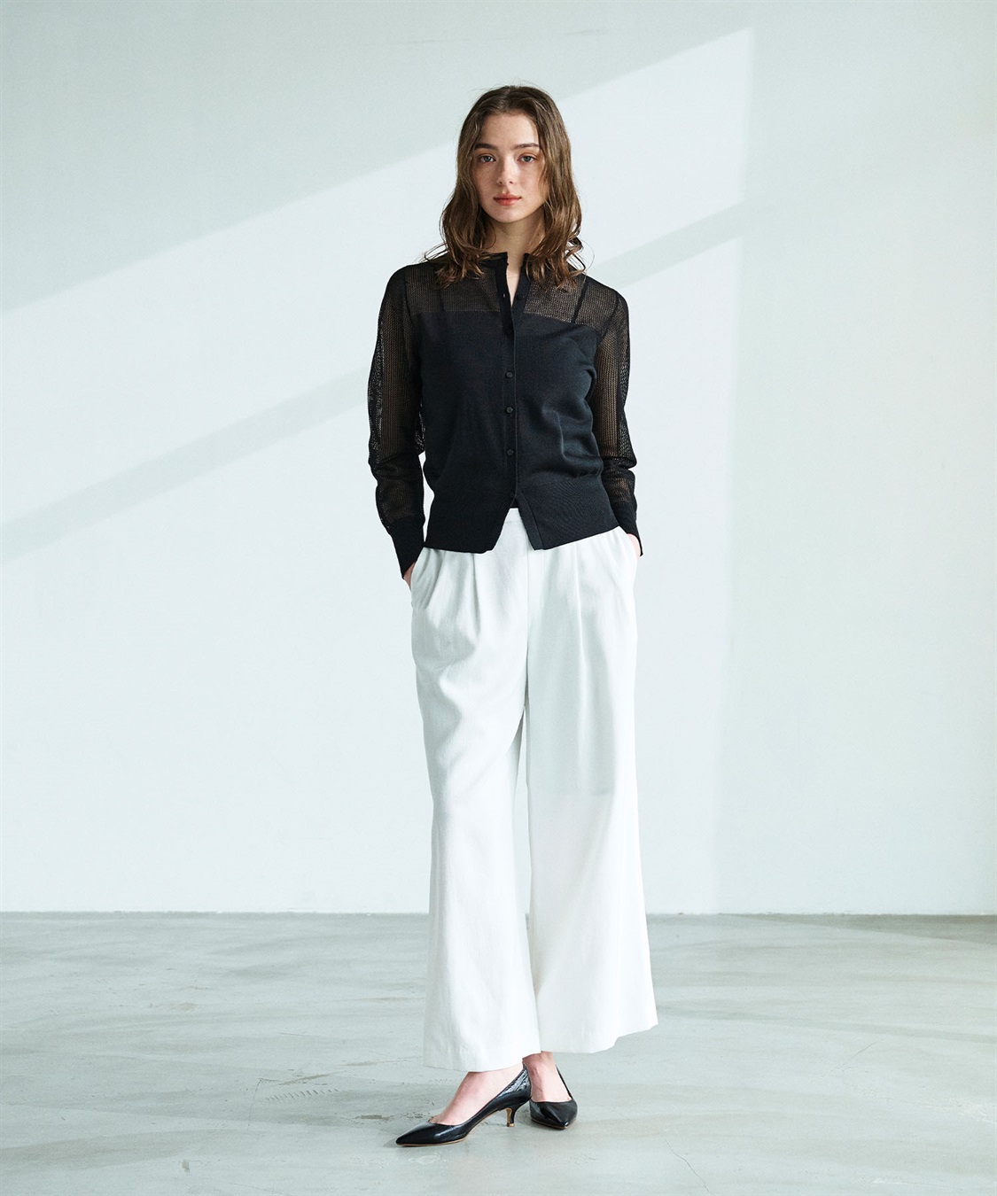 N.O.R.C メッシュニットカーディガン_sub_4