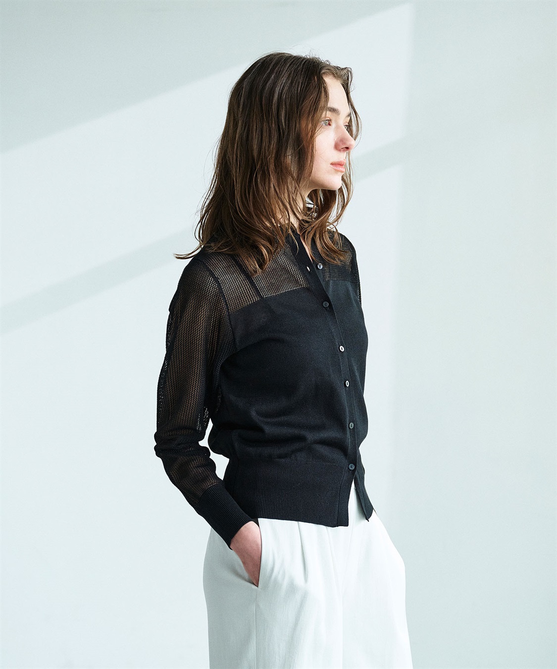 N.O.R.C メッシュニットカーディガン_sub_7