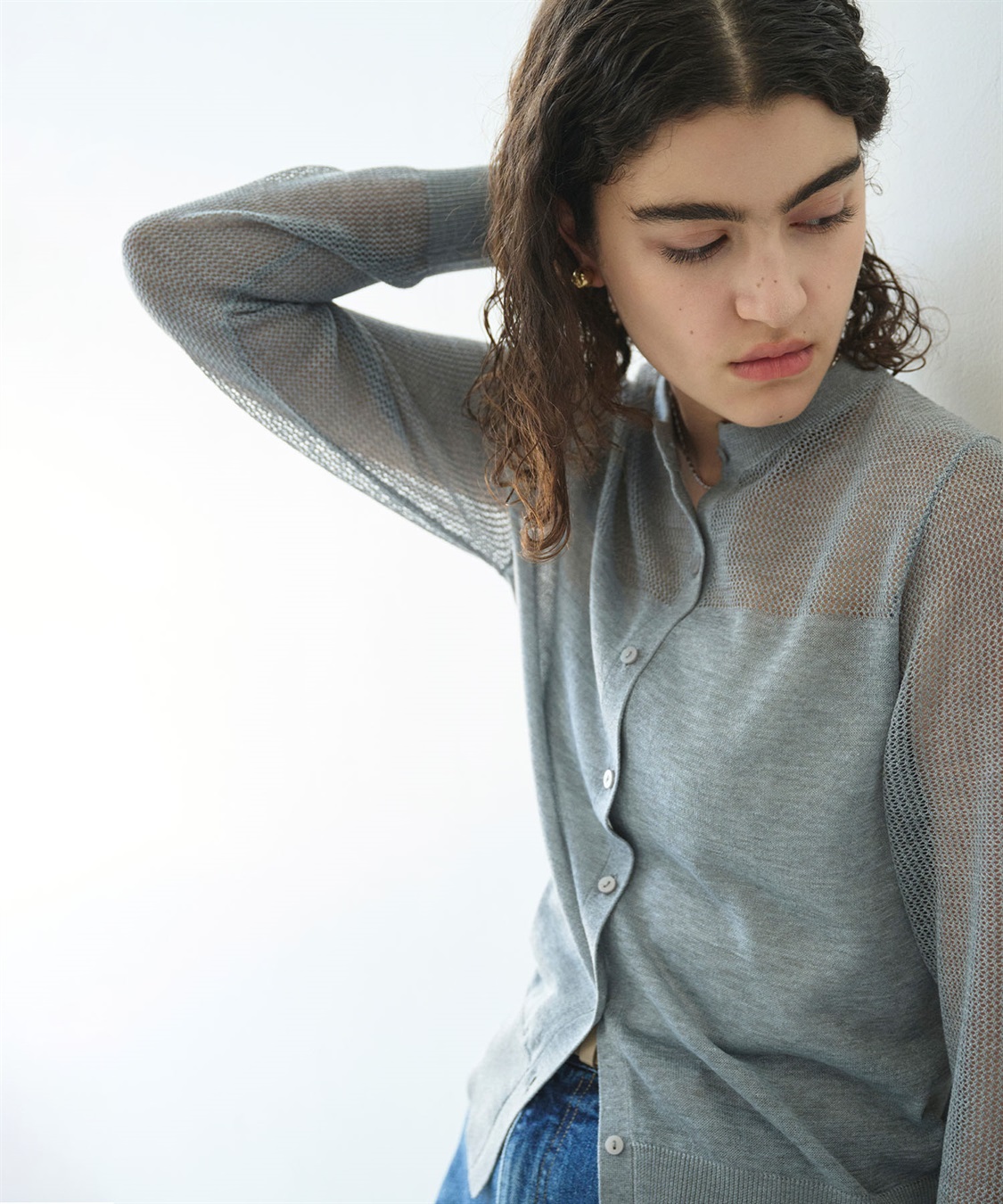 N.O.R.C メッシュニットカーディガン_sub_14