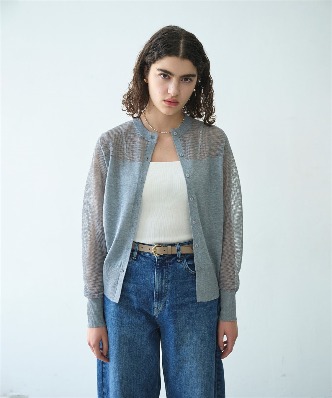 N.O.R.C メッシュニットカーディガン_sub_16